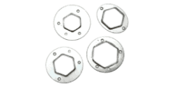 Metal Flange Hex Mounts for HVAC